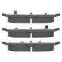 MPA 1001-1612M Quality-Built Premium Semi-Metallic Brake Pads w/ Hardware