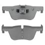 MPA 1001-1613M Quality-Built Premium Semi-Metallic Brake Pads w/ Hardware