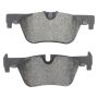 MPA 1001-1613M Quality-Built Premium Semi-Metallic Brake Pads w/ Hardware