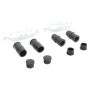 MPA 1001-1613M Quality-Built Premium Semi-Metallic Brake Pads w/ Hardware