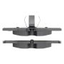 MPA 1001-1613M Quality-Built Premium Semi-Metallic Brake Pads w/ Hardware