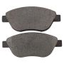 MPA 1001-1618AM Quality-Built Premium Semi-Metallic Brake Pads w/ Hardware