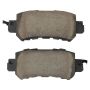 MPA 1001-1624C Quality-Built Premium Ceramic Brake Pads w/ Hardware