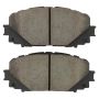 MPA 1001-1628C Quality-Built Premium Ceramic Brake Pads w/ Hardware