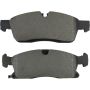 MPA 1001-1629M Quality-Built Premium Semi-Metallic Brake Pads w/ Hardware