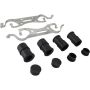 MPA 1001-1629M Quality-Built Premium Semi-Metallic Brake Pads w/ Hardware