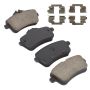 MPA 1001-1630AC Quality-Built Premium Ceramic Brake Pads w/ Hardware
