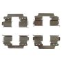 MPA 1001-1630AC Quality-Built Premium Ceramic Brake Pads w/ Hardware