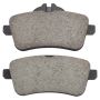 MPA 1001-1630C Quality-Built Premium Ceramic Brake Pads w/ Hardware
