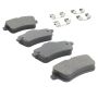 MPA 1001-1630M Quality-Built Premium Semi-Metallic Brake Pads w/ Hardware