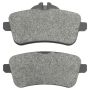 MPA 1001-1630M Quality-Built Premium Semi-Metallic Brake Pads w/ Hardware