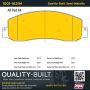 MPA 1001-1631M Quality-Built Premium Semi-Metallic Brake Pads w/ Hardware