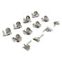 MPA 1001-1631M Quality-Built Premium Semi-Metallic Brake Pads w/ Hardware