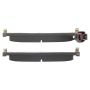 MPA 1001-1633M Quality-Built Premium Semi-Metallic Brake Pads w/ Hardware
