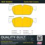 MPA 1001-1636AC Quality-Built Premium Ceramic Brake Pads