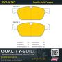 MPA 1001-1636C Quality-Built Premium Ceramic Brake Pads