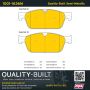 MPA 1001-1636M Quality-Built Premium Semi-Metallic Brake Pads