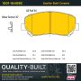 MPA 1001-1640BC Quality-Built Premium Ceramic Brake Pads w/ Hardware