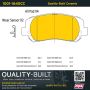 MPA 1001-1640CC Quality-Built Premium Ceramic Brake Pads w/ Hardware