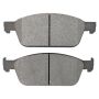 MPA 1001-1645M Quality-Built Premium Semi-Metallic Brake Pads w/ Hardware