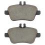 MPA 1001-1646AM Quality-Built Premium Semi-Metallic Brake Pads w/ Hardware