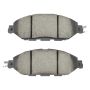 MPA 1001-1649C Quality-Built Premium Ceramic Brake Pads w/ Hardware