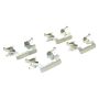 MPA 1001-1650C Quality-Built Premium Ceramic Brake Pads w/ Hardware