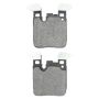 MPA 1001-1656M Quality-Built Premium Semi-Metallic Brake Pads w/ Hardware