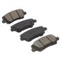 MPA 1001-1659C Quality-Built Premium Ceramic Brake Pads w/ Hardware