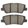 MPA 1001-1659M Quality-Built Premium Semi-Metallic Brake Pads w/ Hardware