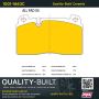 MPA 1001-1663C Quality-Built Premium Ceramic Brake Pads w/ Hardware