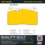 MPA 1001-1663M Quality-Built Premium Semi-Metallic Brake Pads w/ Hardware