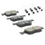 MPA 1001-1665C Quality-Built Premium Ceramic Brake Pads w/ Hardware