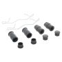 MPA 1001-1665C Quality-Built Premium Ceramic Brake Pads w/ Hardware