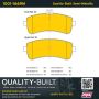 MPA 1001-1669M Quality-Built Premium Semi-Metallic Brake Pads