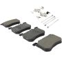 MPA 1001-1670M Quality-Built Premium Semi-Metallic Brake Pads w/ Hardware