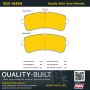 MPA 1001-1681M Quality-Built Premium Semi-Metallic Brake Pads