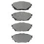 MPA 1001-1682M Quality-Built Premium Semi-Metallic Brake Pads w/ Hardware