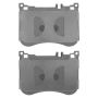 MPA 1001-1688M Quality-Built Premium Semi-Metallic Brake Pads w/ Hardware
