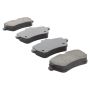 MPA 1001-1689M Quality-Built Premium Semi-Metallic Brake Pads