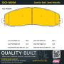 MPA 1001-1691M Quality-Built Premium Semi-Metallic Brake Pads w/ Hardware