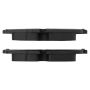 MPA 1001-1692M Quality-Built Premium Semi-Metallic Brake Pads w/ Hardware