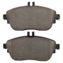 MPA 1001-1694M Quality-Built Premium Semi-Metallic Brake Pads w/ Hardware