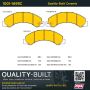 MPA 1001-1695C Quality-Built Premium Ceramic Brake Pads w/ Hardware