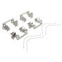 MPA 1001-1697C Quality-Built Premium Ceramic Brake Pads w/ Hardware