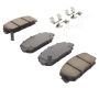 MPA 1001-1697M Quality-Built Premium Semi-Metallic Brake Pads w/ Hardware