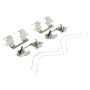 MPA 1001-1697M Quality-Built Premium Semi-Metallic Brake Pads w/ Hardware
