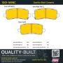 MPA 1001-1698C Quality-Built Premium Ceramic Brake Pads w/ Hardware