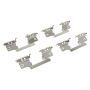 MPA 1001-1707C Quality-Built Premium Ceramic Brake Pads w/ Hardware