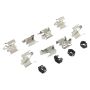 MPA 1001-1711C Quality-Built Premium Ceramic Brake Pads w/ Hardware